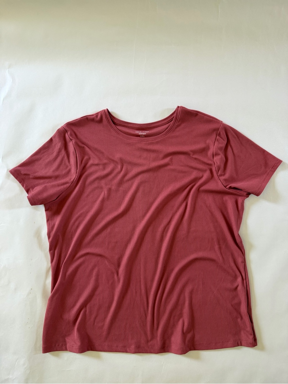 Nine West Women’s Classic Crewneck Tee in Dusty Rose - XXL